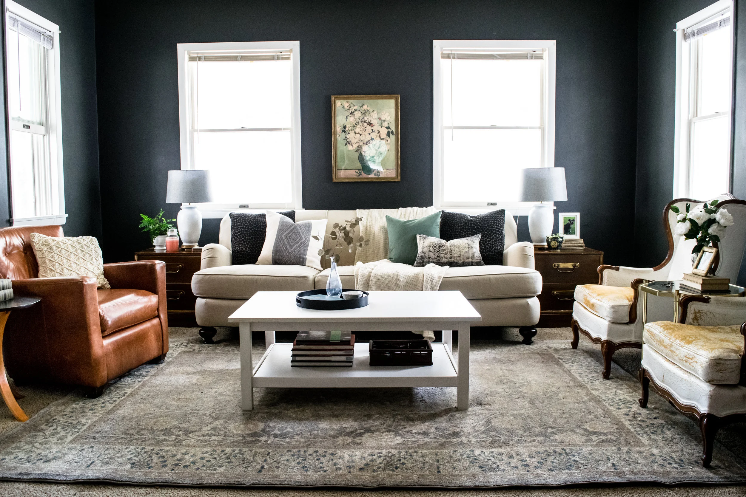Living Room Progress Modern English Country Style Stevie Storck